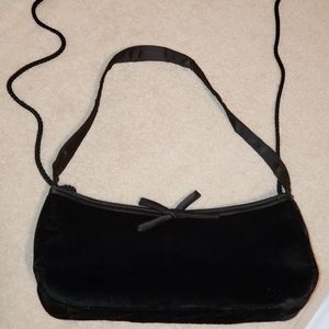 Valerie Stevens Black Velvet Evening Bag